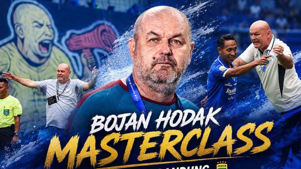 Pelatih Persib Bandung, Bojan Hodak. (Photo Bola.com/graphic generated chatgpt)