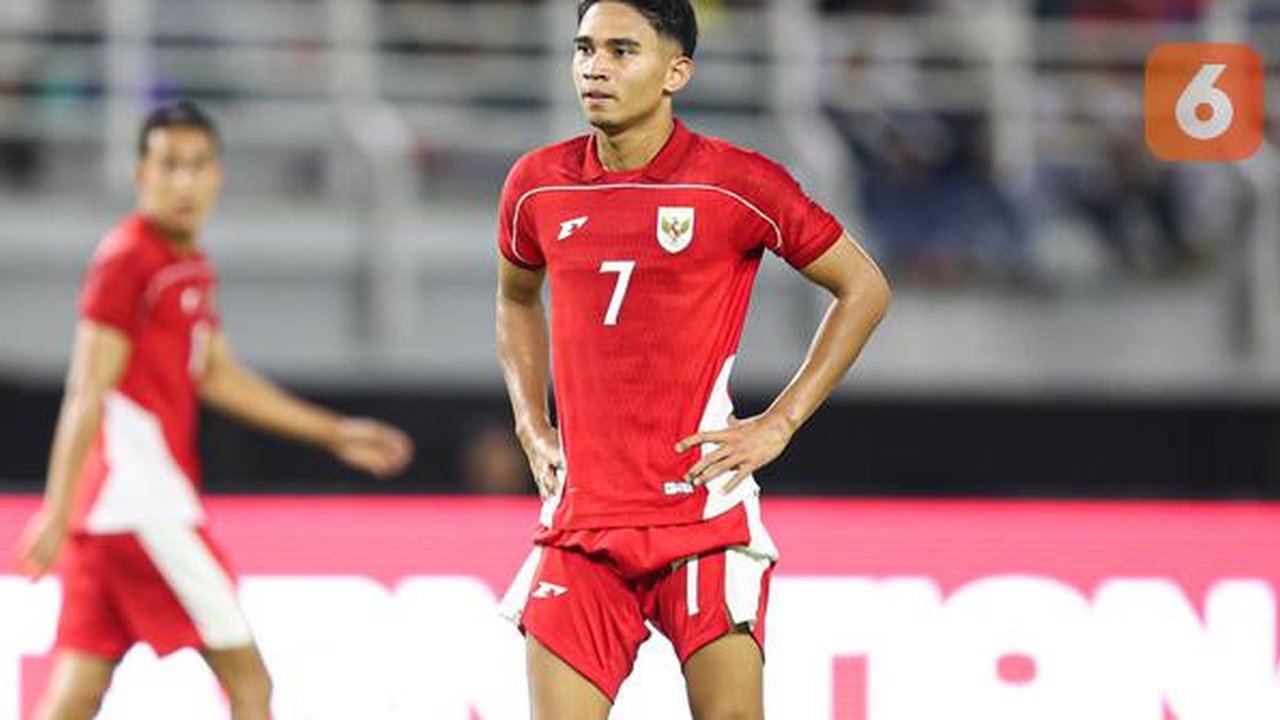 Penyerang Timnas Indonesia, Marselino Ferdinan dalam duel FIFA Matchday melawan Chinese Taipei di Stadion Gelora Bung Tomo, Surabaya, Jumat (5/9/2025). (Bola.com/Abdul Aziz)