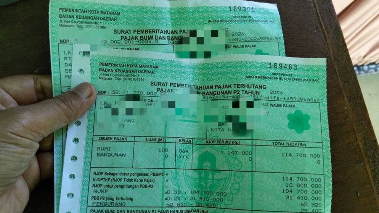 Badan Keuangan Daerah (BKD) Kota Mataram telah memulai **distribusi SPPT PBB Mataram 2026** sebanyak 99.059 lembar dengan total nilai mencapai Rp34,46 miliar lebih, menunjukkan peningkatan potensi pajak daerah dan optimisme pencapaian target.