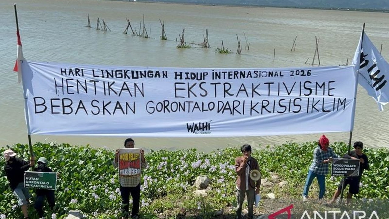 Wahana Lingkungan Hidup Indonesia (Walhi) Gorontalo menyoroti kondisi kritis Daerah Aliran Sungai (DAS) Limboto dan dampaknya terhadap Danau Limboto pada Hari Lingkungan Hidup Sedunia 2026, mendesak pemerintah bertindak.