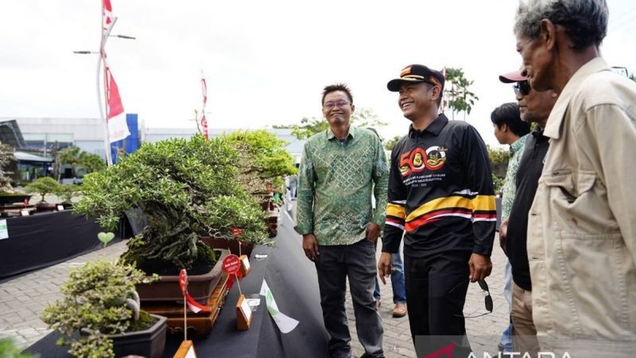 Local Expo Jumpa Bonsai Fest 2026 resmi dibuka di Banjarmasin, memukau Wali Kota dengan keindahan karya seni bonsai serta menjadi ajang penting menyambut HUT ke-500 Kota Banjarmasin.