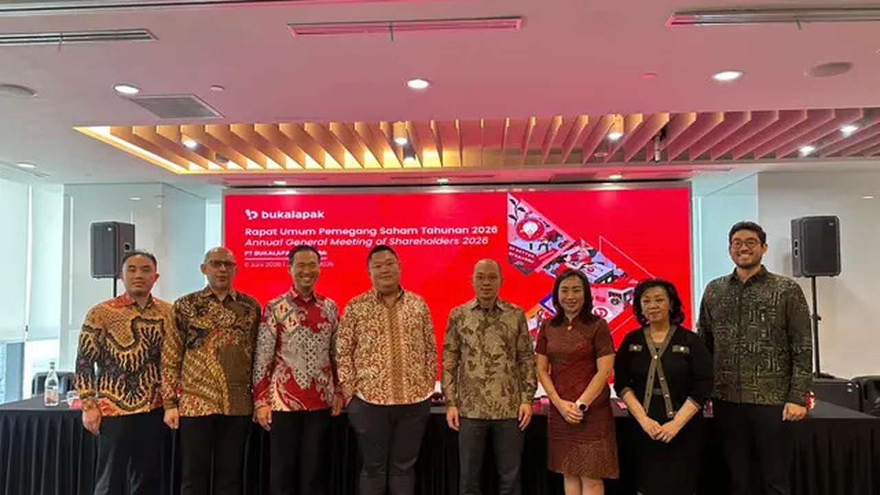 PT Bukalapak.com Tbk (BUKA) melakukan perubahan susunan Dewan Komisaris dan Direksi dalam Rapat Umum Pemegang Saham Tahunan (RUPST) 2026. Foto: Bukalapak
