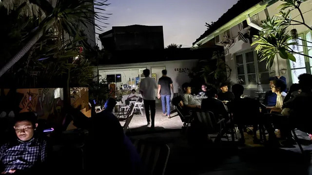 Mati lampu di Medan