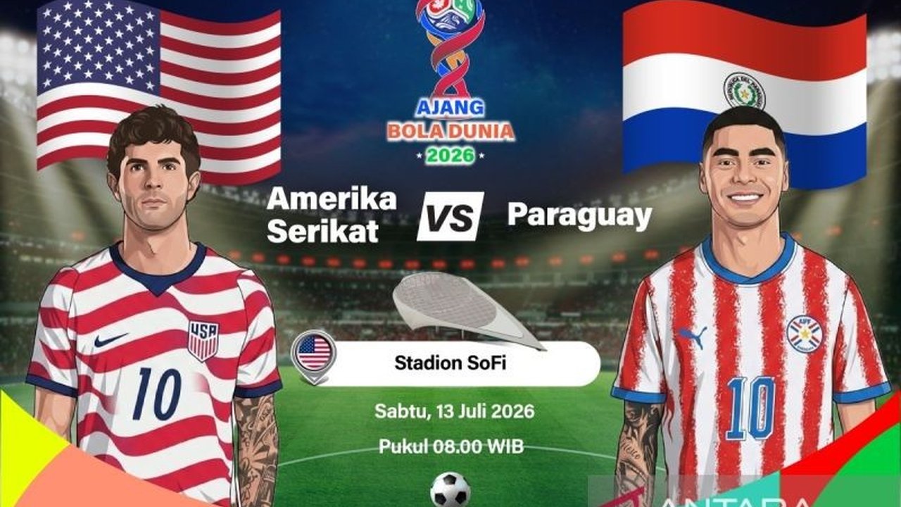 Jelang laga perdana Piala Dunia 2026, Amerika Serikat akan menghadapi Paraguay. Simak lengkap susunan pemain Amerika Serikat vs Paraguay dan prediksi strategi kedua tim di sini.