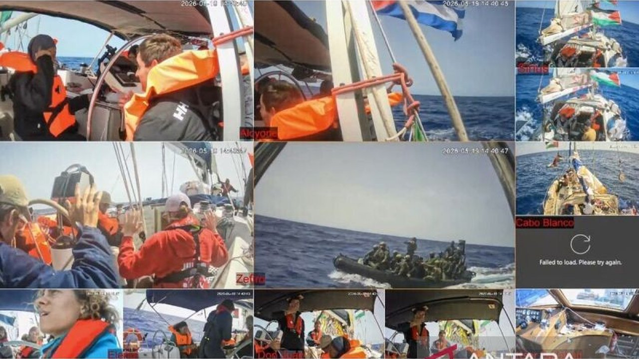 Ratusan aktivis dari berbagai negara melancarkan Aksi Protes KTT G7 di Danau Jenewa dengan puluhan kapal, menyuarakan keprihatinan atas situasi di Gaza dan peran Swiss.
