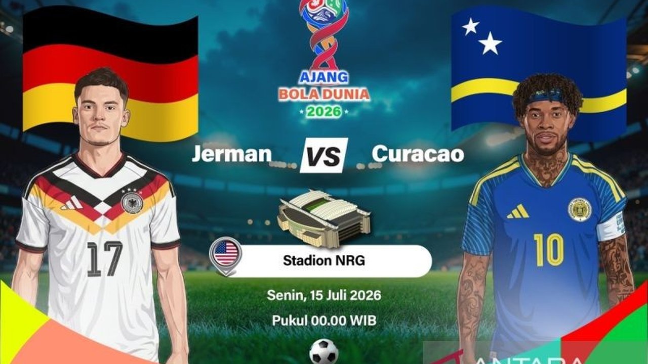 Laga perdana Piala Dunia 2026 mempertemukan Jerman vs Curacao di Grup E. Tim Panser waspadai kekuatan debutan, sementara Curacao siap berikan kejutan. Siapa yang akan unggul?