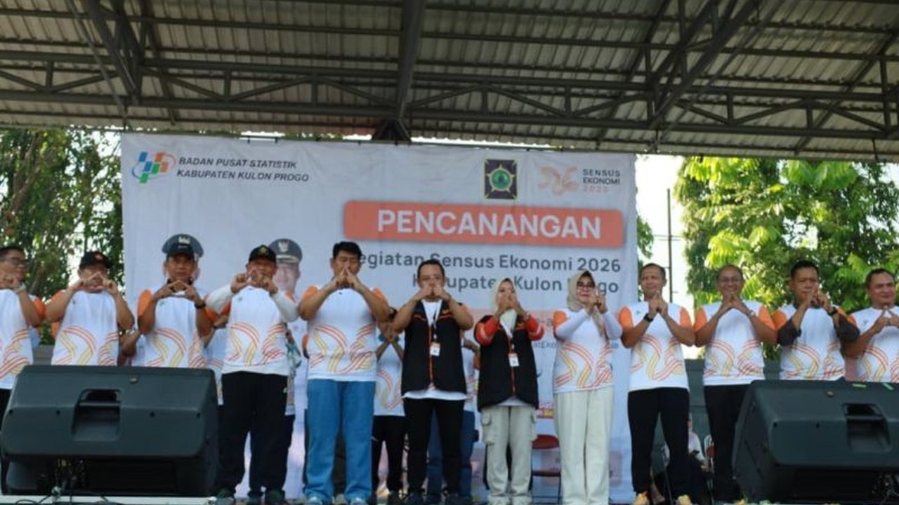 Pemerintah Kabupaten Kulon Progo bersama BPS resmi mencanangkan Sensus Ekonomi 2026 Kulon Progo, langkah strategis untuk memetakan potensi ekonomi dan menyusun kebijakan pembangunan yang tepat sasaran.