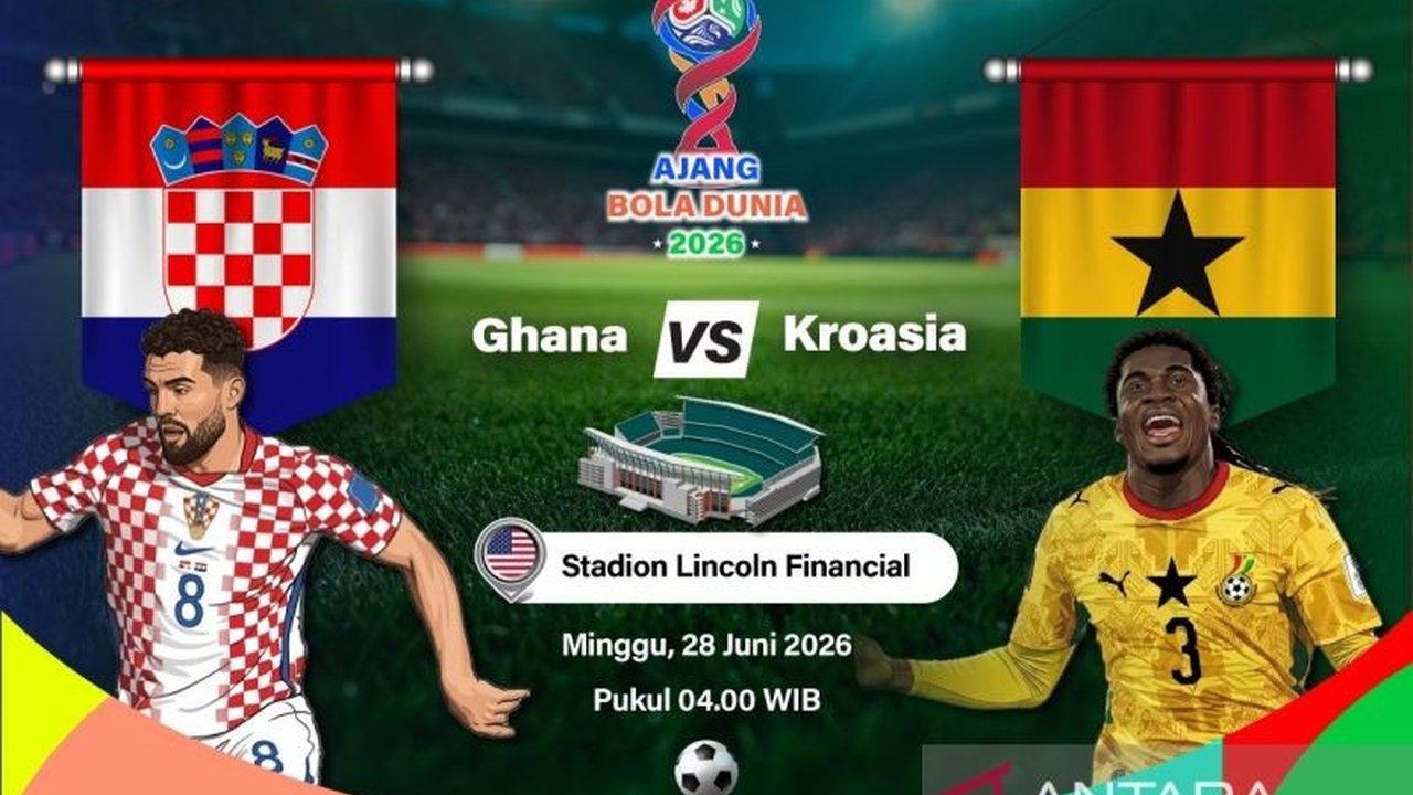 Pertarungan sengit Kroasia vs Ghana di Philadelphia Stadium akan menentukan nasib kedua tim menuju babak 32 besar, dengan adu taktik sabar menyerang dan bertahan.