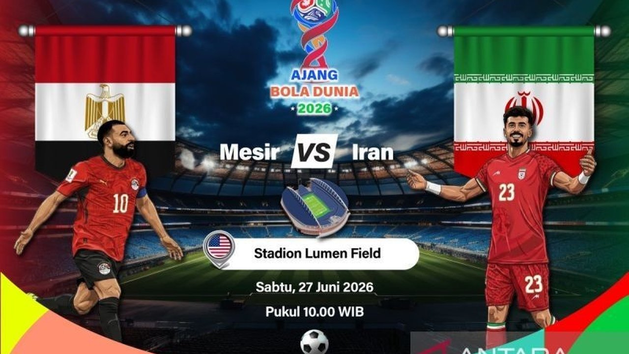Piala Dunia 2026: Susunan Pemain Mesir vs Iran, Adu Tajam Salah dan Taremi di Lini Depan