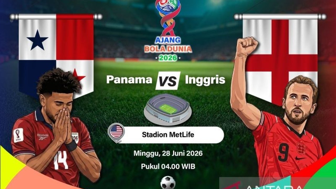 Timnas Inggris akan menghadapi Panama di laga terakhir Grup L Piala Dunia 2026, Minggu (28/6). Pertandingan Inggris vs Panama menjadi penentu bagi The Three Lions untuk mengamankan posisi juara grup dan melanjutkan dominasi mereka.