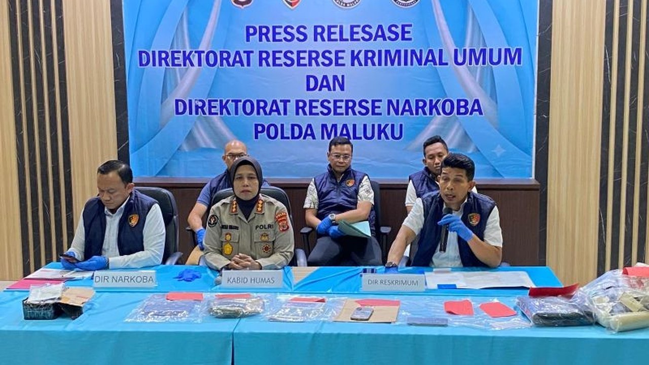 Polda Maluku berhasil mengungkap 33 kasus narkotika dan mengamankan 40 tersangka sejak Mei hingga Juni 2026. Penasaran bagaimana modus operandi jaringannya?