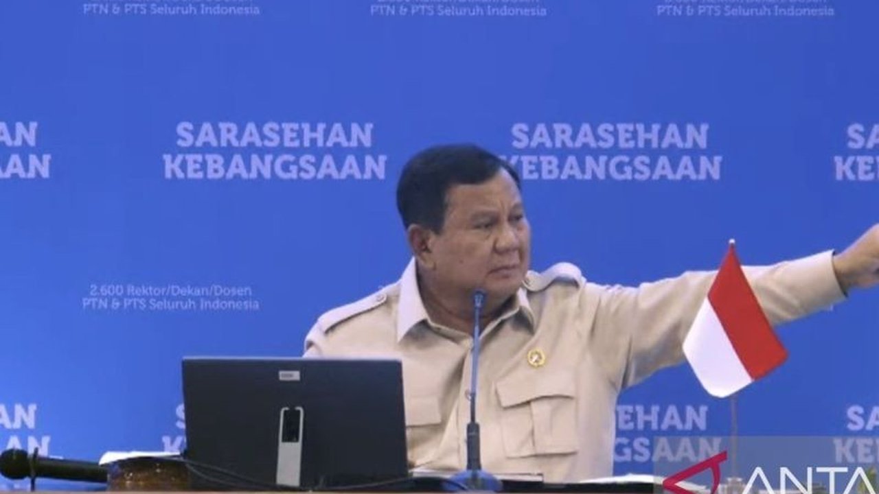 Presiden Prabowo Ingin Rutin Bertemu Rektor, Serap Masukan untuk Kemajuan Indonesia