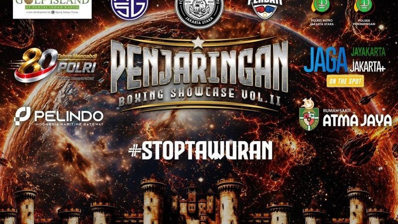 Polsek Metro Penjaringan Gelar Turnamen Tinju Remaja Sambut HUT Bhayangkara ke-80