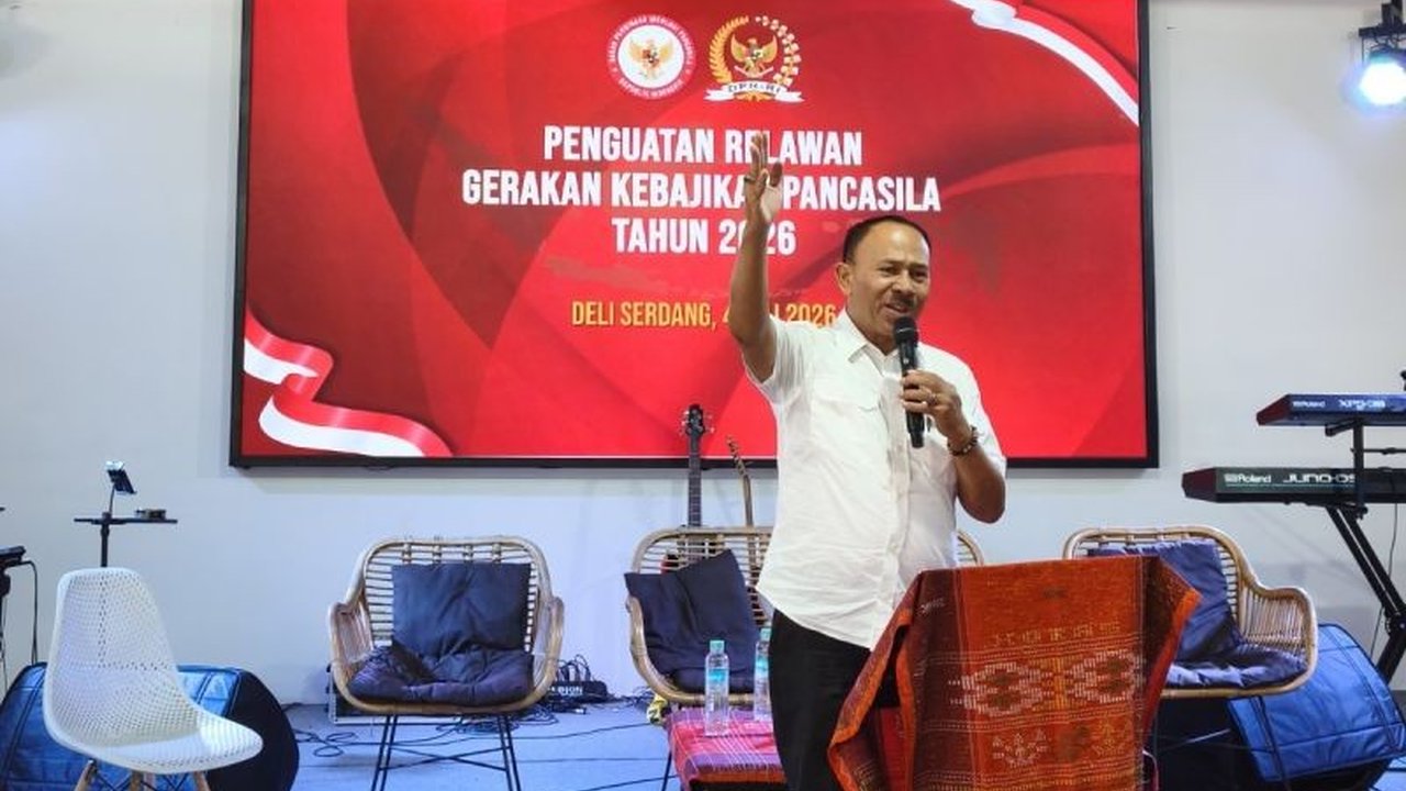 Anggota DPR RI Maruli Siahaan menekankan Peran Relawan Pancasila sangat strategis untuk memperkuat pemahaman nilai-nilai Pancasila di masyarakat, menjaga persatuan, dan mencegah intoleransi.