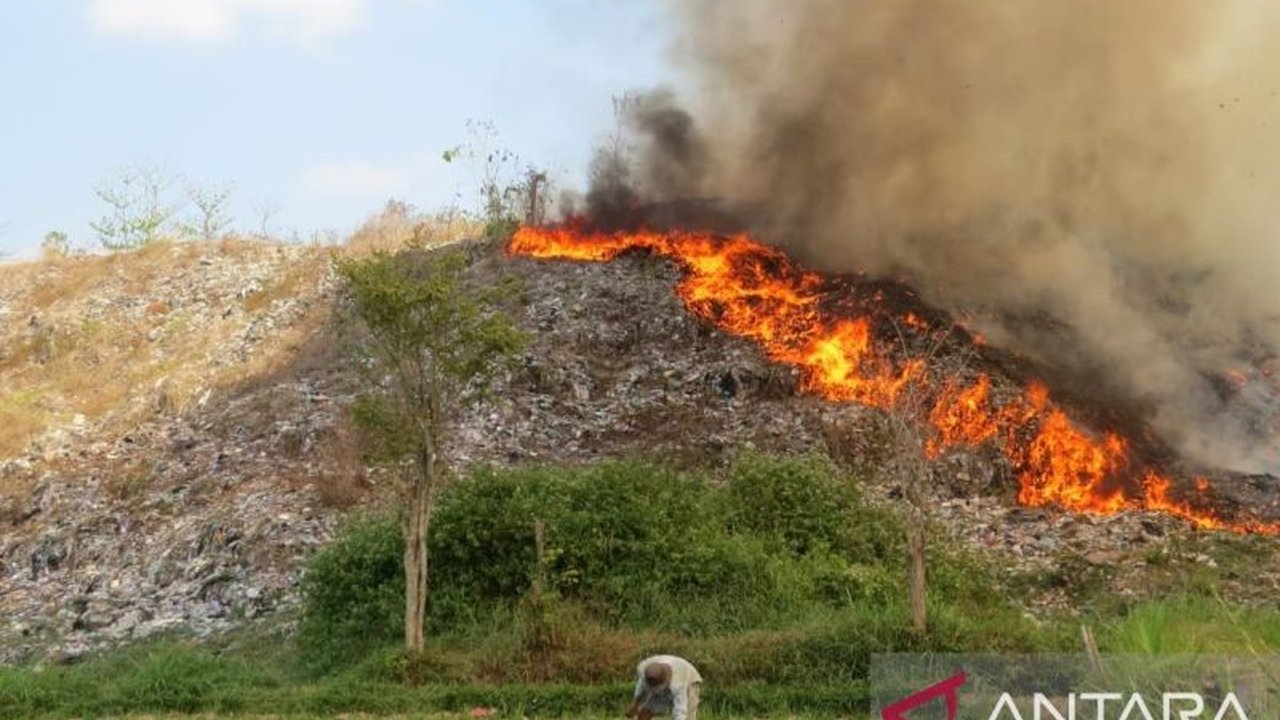 Lahan di Tempat Pembuangan Akhir (TPA) Pakusari Jember terbakar pada Sabtu, 4 Juli 2026, diduga dipicu puntung rokok dan angin kencang, memicu kekhawatiran warga sekitar.