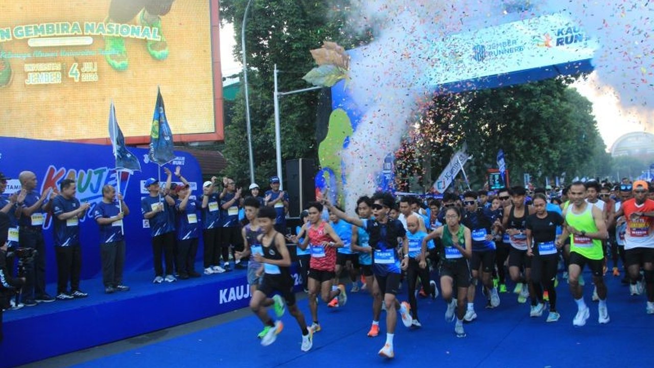 Melalui ajang KAUJE Run 2026, Pengurus Pusat Keluarga Alumni Universitas Jember (PP KAUJE) berhasil mengumpulkan dana lebih dari Rp200 juta yang seluruhnya akan disalurkan sebagai beasiswa bagi mahasiswa Unej kurang mampu.