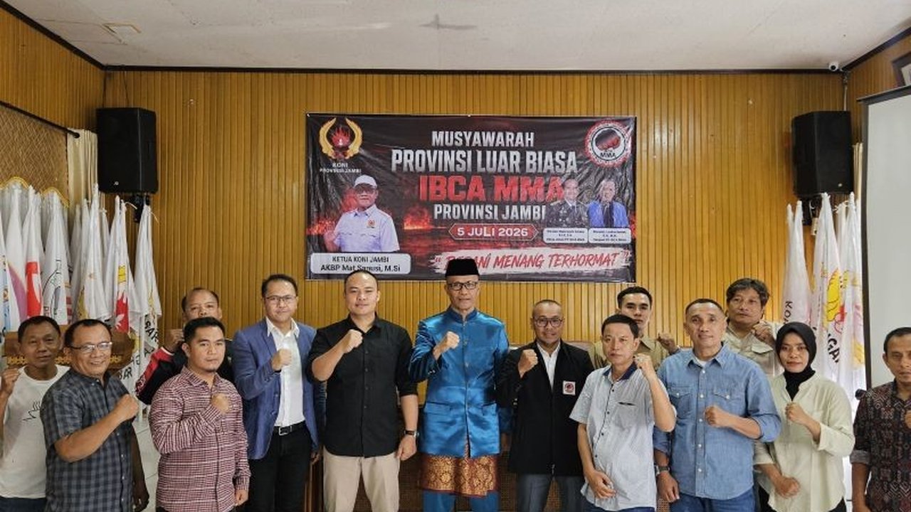 KONI Jambi Targetkan IBCA MMA Cetak Atlet Berprestasi Nasional, Fokus ke PON Beladiri