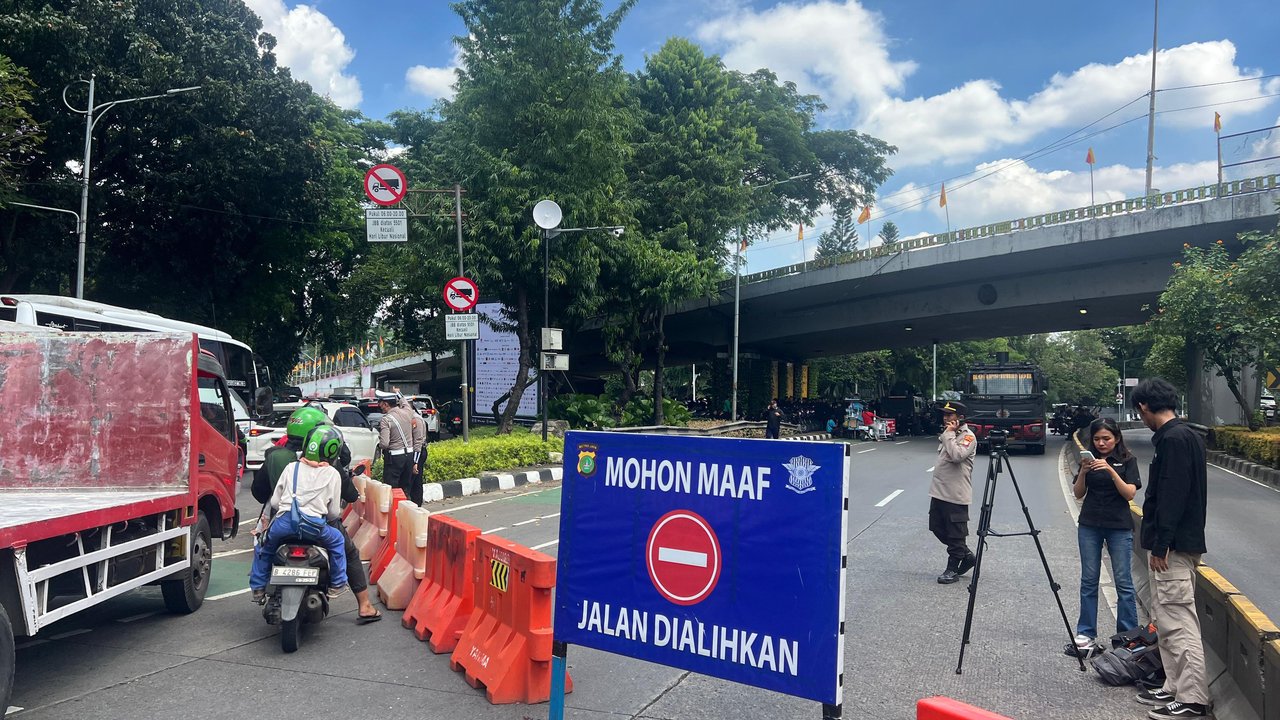 Catat, Titik Demo di Jakarta Hari Ini Ribuan Polisi Disebar