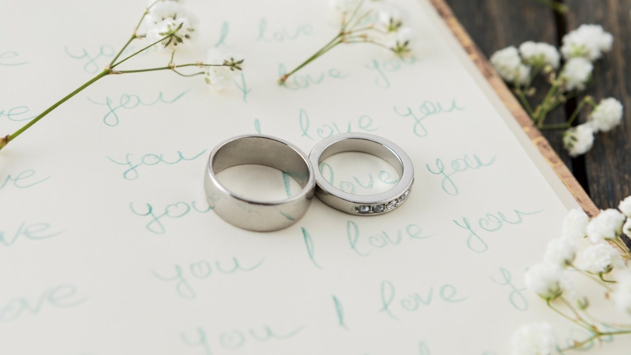 ilustrasi cincin nikah