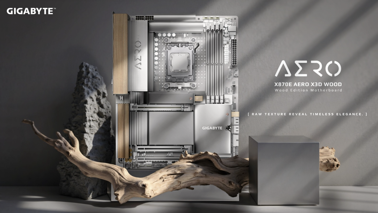 Gigabyte Perkenalkan Motherboard X870E AERO X3D WOOD dengan Desain Kayu dan Performa Tinggi