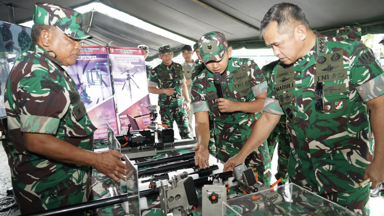 Kasad Tinjau Inovasi Litbanghan TNI AD, Fokus Penguatan Latihan dan Operasi