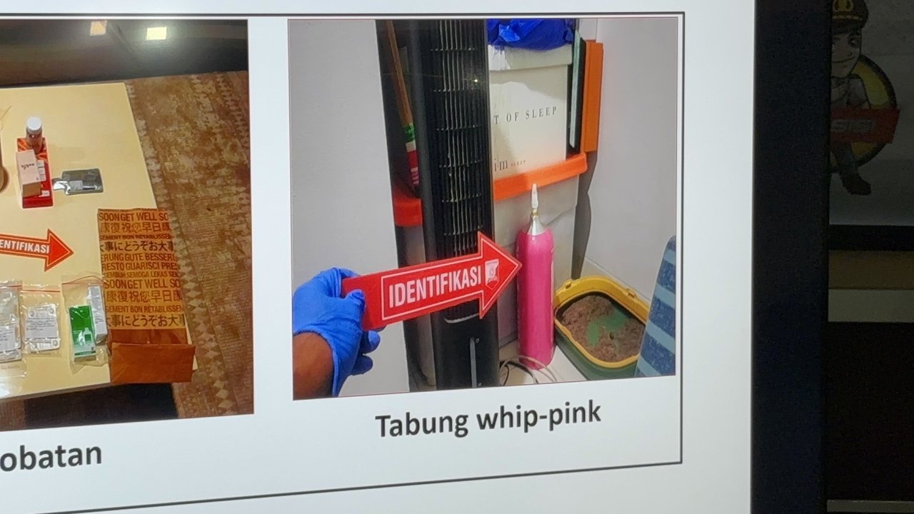 Polisi Buka Suara soal Tabung Pink Ditemukan di Apartemen Lula Lahfah, Isinya Gas Nitrous Oxide