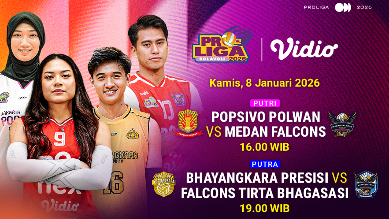 Saksikan Live Streaming Opening Day Proliga 2026, Eksklusif di Vidio
