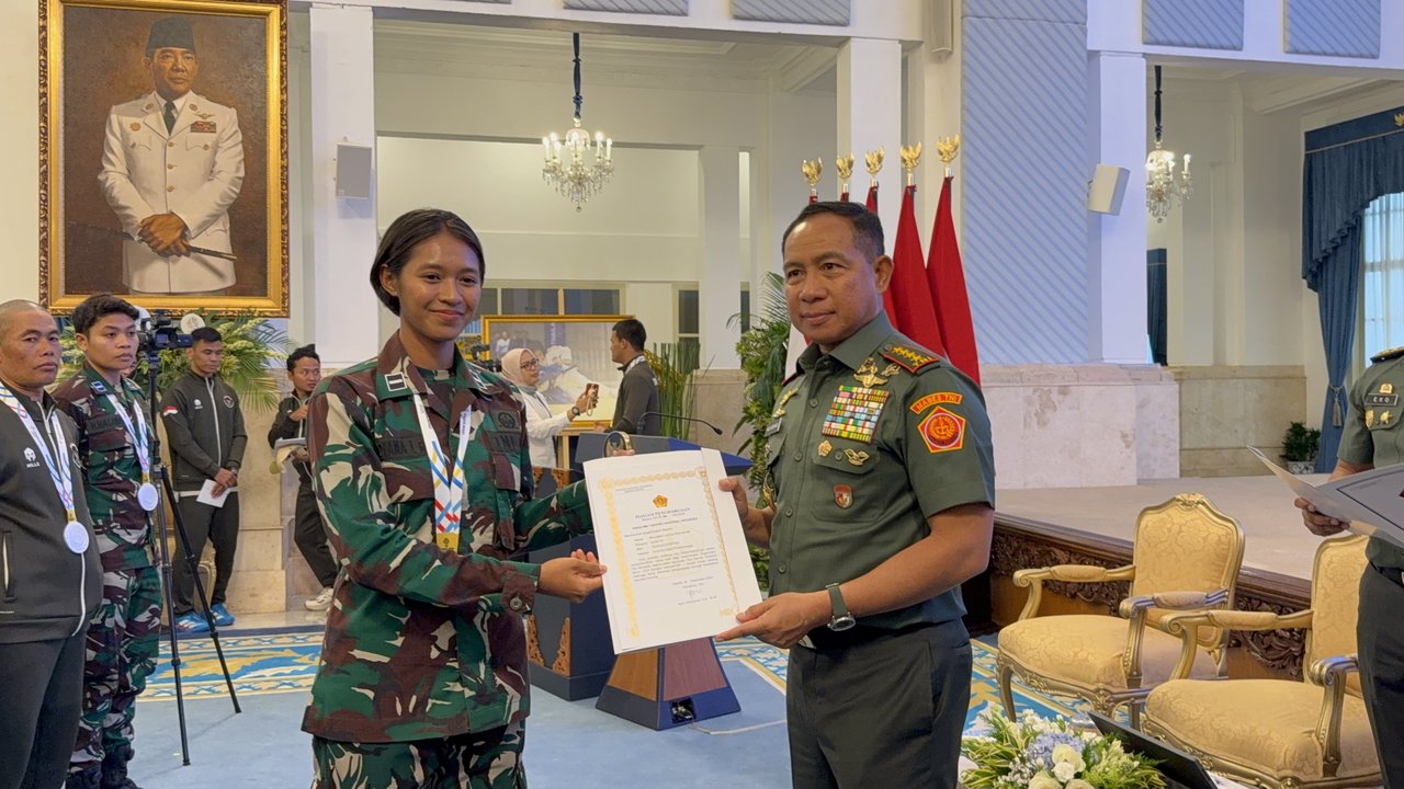 Prestasi Berbuah Pangkat, Panglima TNI Apresiasi Atlet Peraih Medali SEA Games