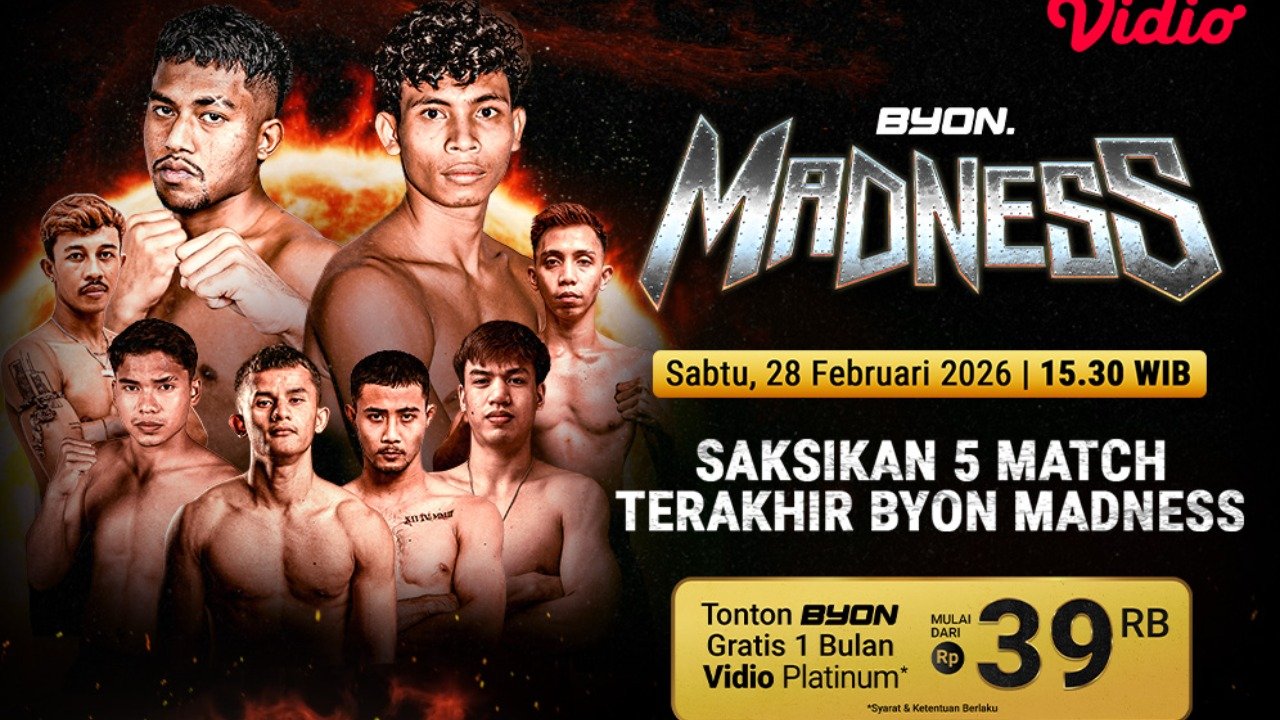 Saksikan Live Streaming Byon Madness 3 Eksklusif di Vidio