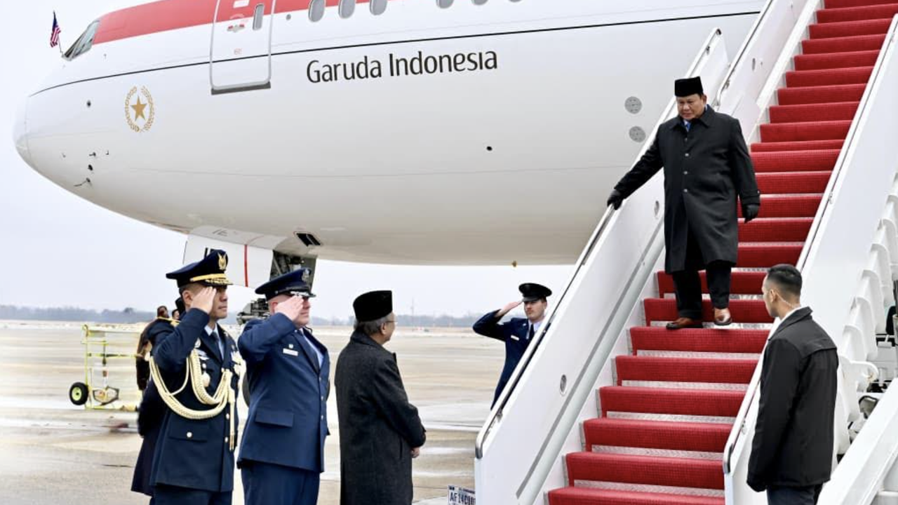 Prabowo Tiba di AS, Siap Temui Trump Bahas Tarif Dagang