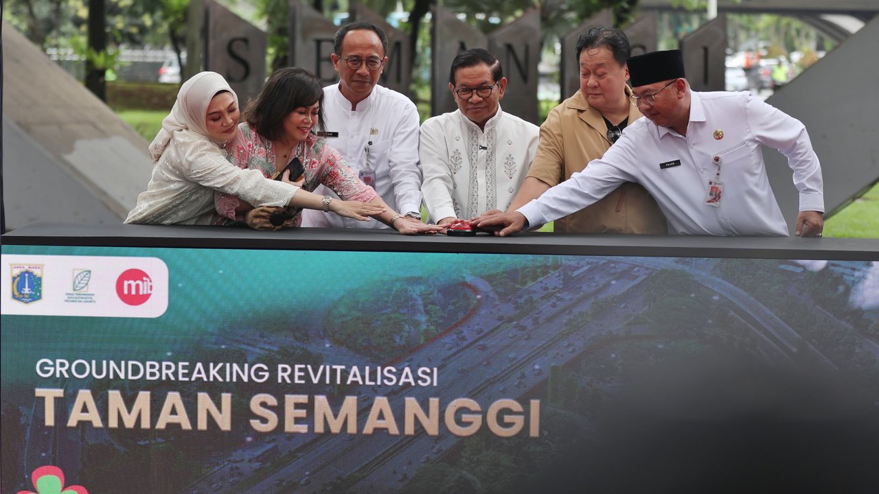 Revitalisasi Taman Semanggi Capai Rp134 Miliar, Pramono: Bukan dari APBD