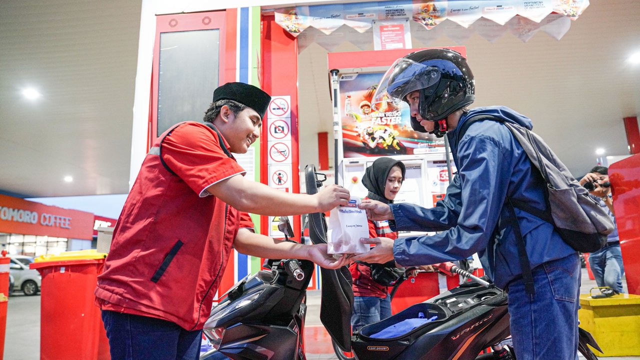 Semarakkan Ramadan, Pertamina Patra Niaga SPBU 'Percantik' SPBU Jadi Bernuansa Religi