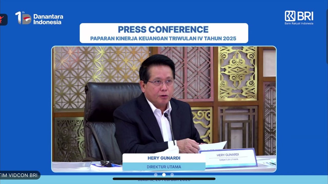 BRI Raup Laba Bersih Rp57,13 Triliun Hingga Triwulan IV-2025