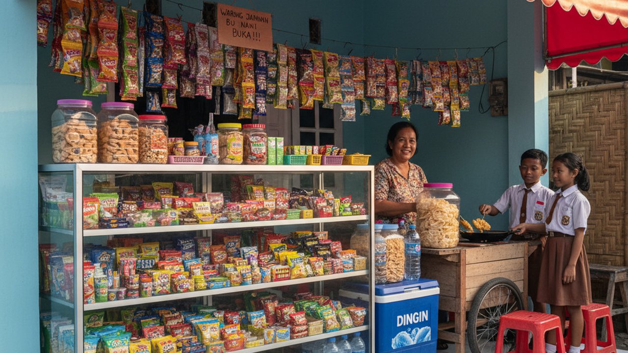 Fakta Baru: Warung Kelontong Banyak Gulung Tikar Digusur Ritel