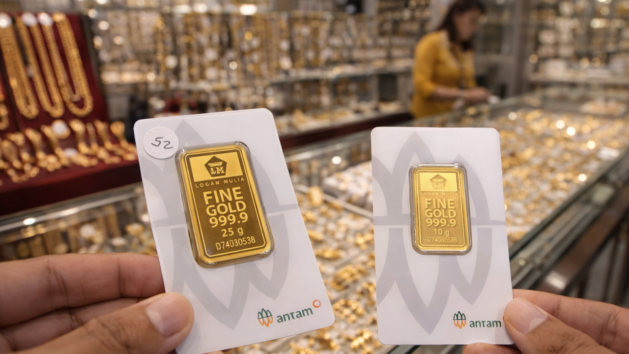 Harga Emas Antam Hari Ini Selasa 3 Februari 2026 Anjlok Rp183.000