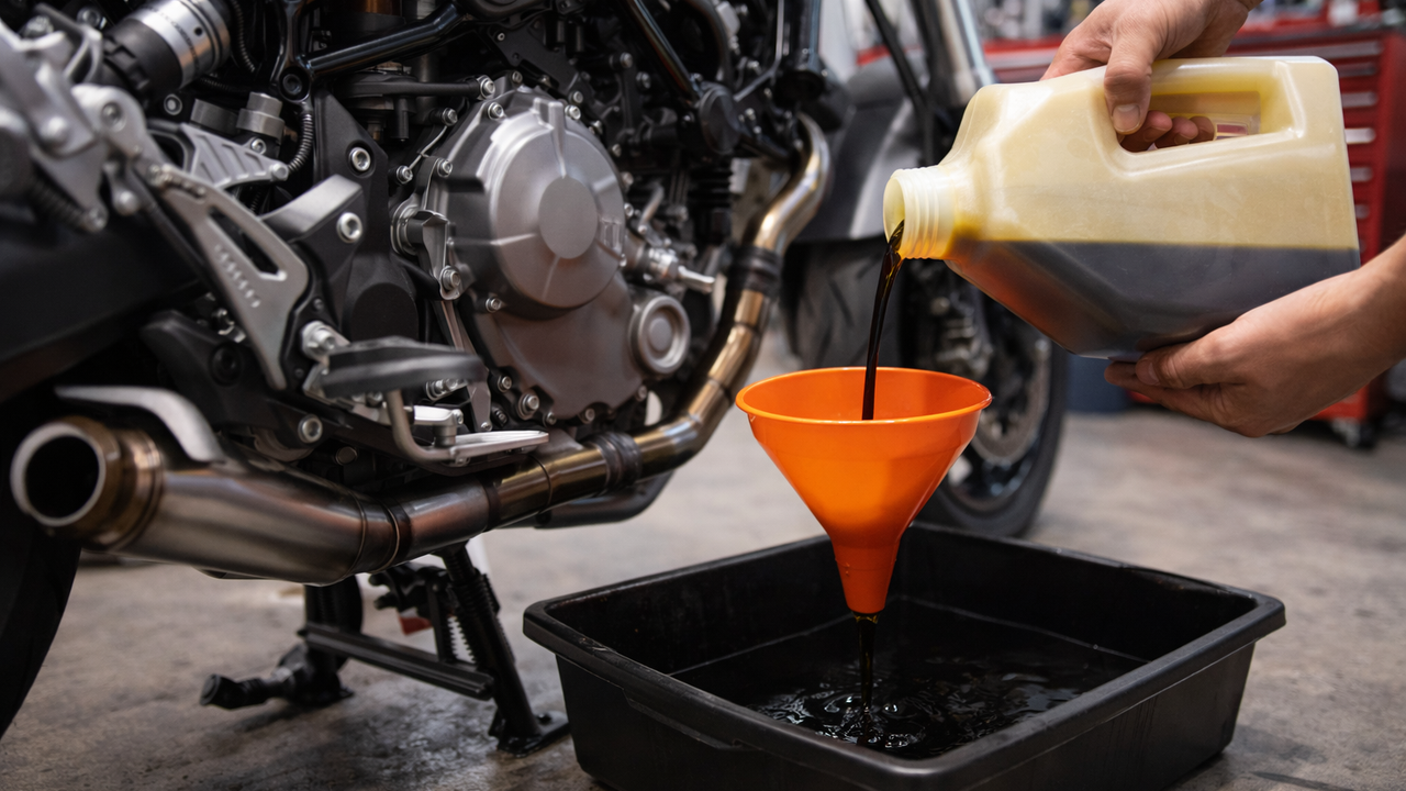 4 Tanda Motor Matic Harus Ganti Oli