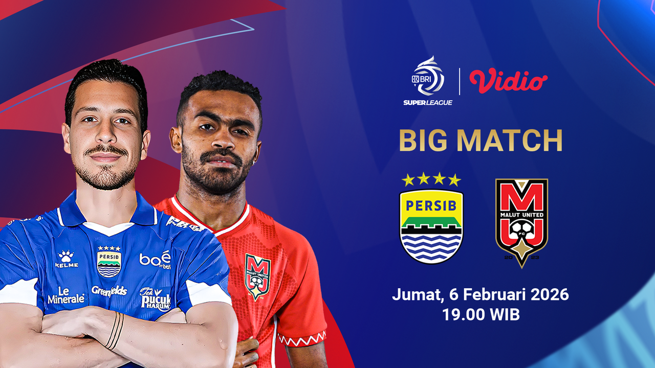 Link Live Streaming Persib Bandung vs Malut United BRI Super League 2025/26, Eksklusif di Vidio