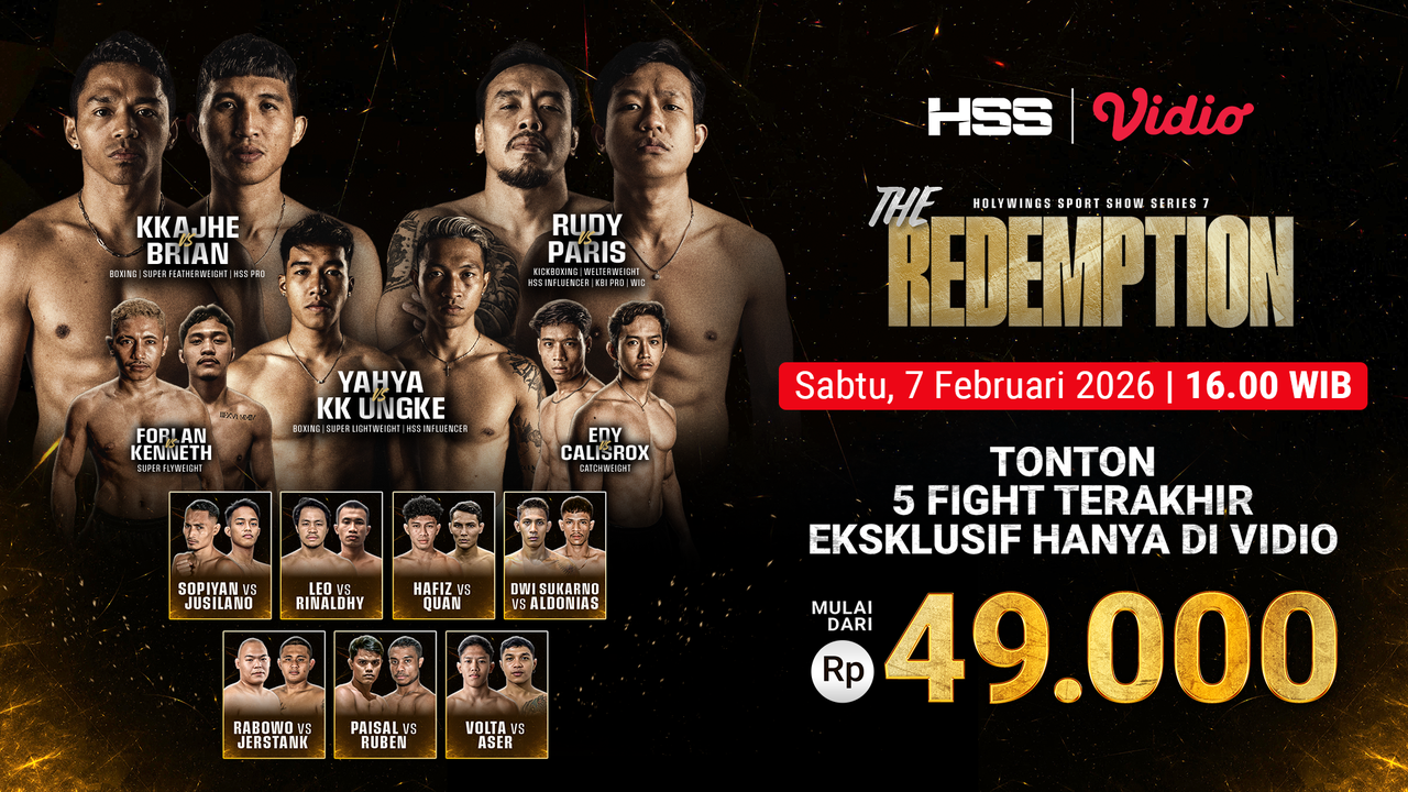 Fight Card HSS Series 7: The Redemption, Duel Kkajhe vs Brian hingga Rudy vs Paris Siap Digelar