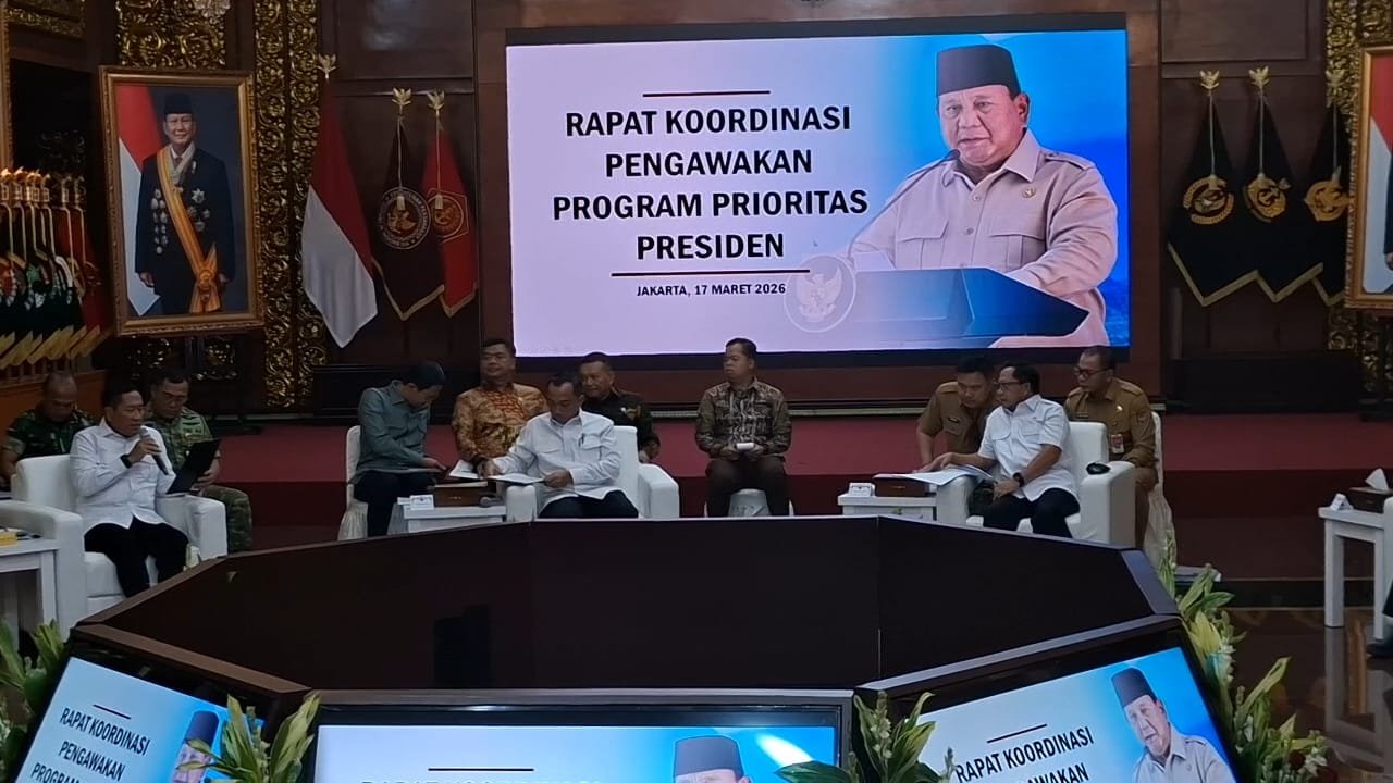 Kejar Deadline Perintah Presiden di Hambalang, Sejumlah Menteri Kumpul di Kantor Kemhan