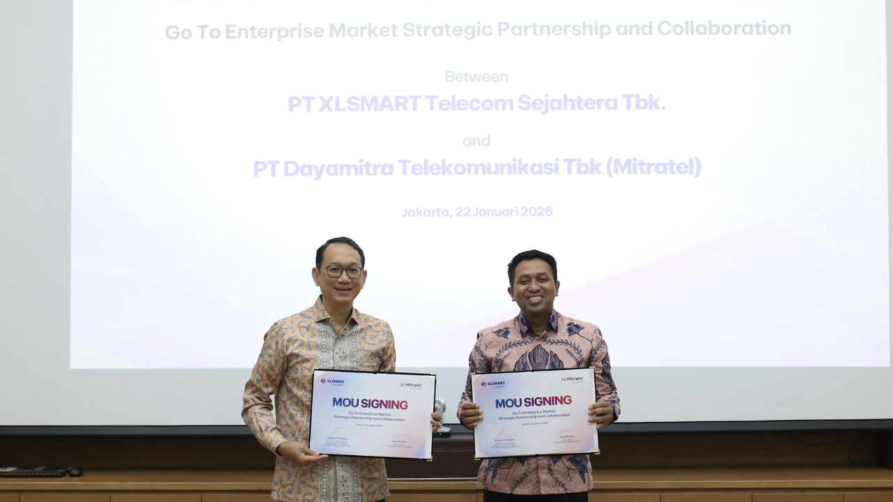 XLSMART dan Mitratel Sepakat Perluas Solusi ICT untuk Pasar Korporasi