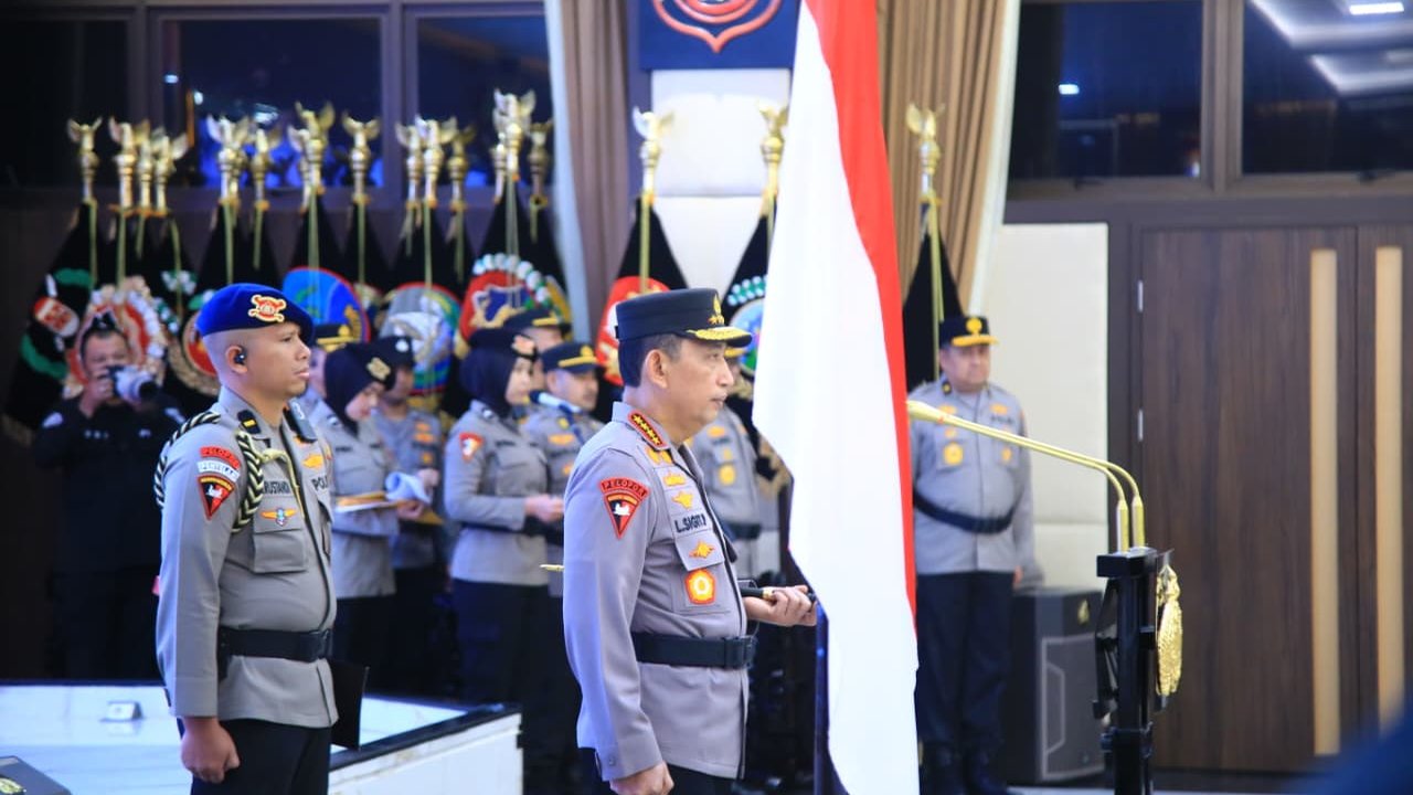 47 Perwira Tinggi Polri Naik Pangkat, 1 Perwira Raih Bintang Tiga