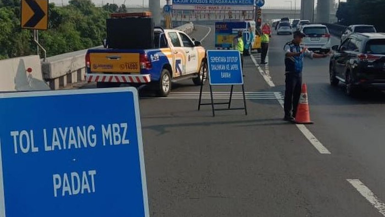 Kendaraan Padat, Contraflow Diberlakukan Mulai dari KM 47 Tol Jakarta-Cikampek