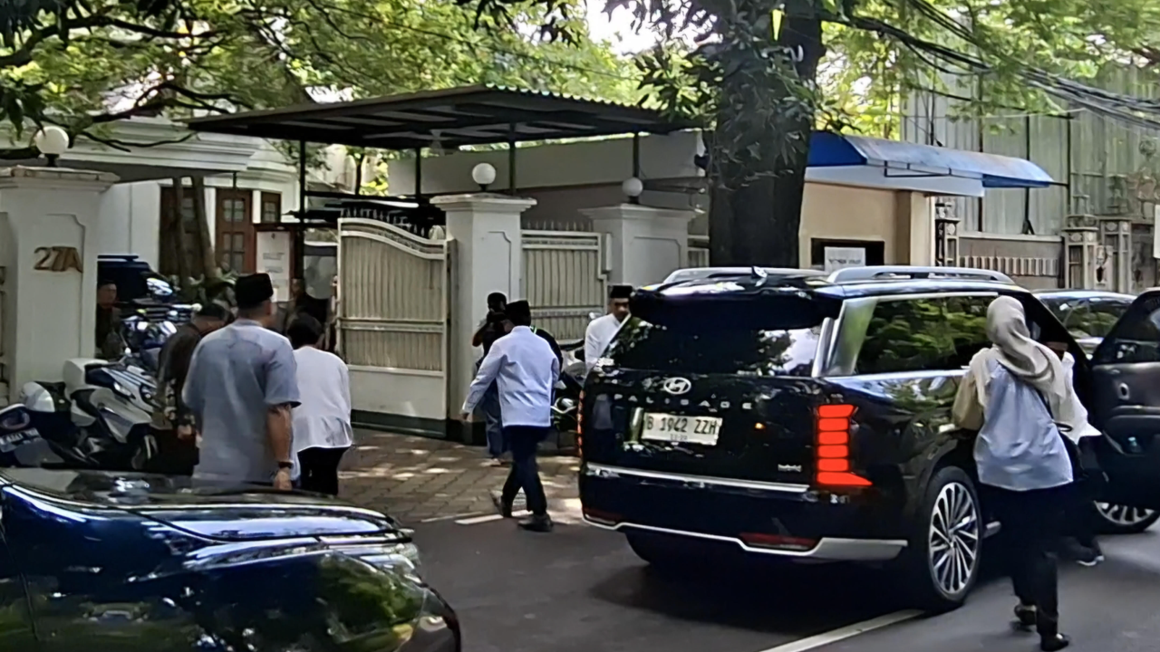Hari Pertama Lebaran, Pramono-Rano Silaturahmi ke Rumah Megawati