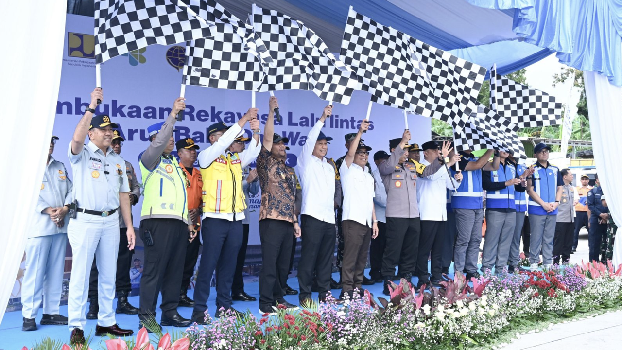 One Way Nasional KM 414 Kalikangkung Hingga KM 79 Cikatama Idulfitri 2026 Sudah Dimulai, Jasa Raharja Minta Masyarakat Prioritaskan Keamanan