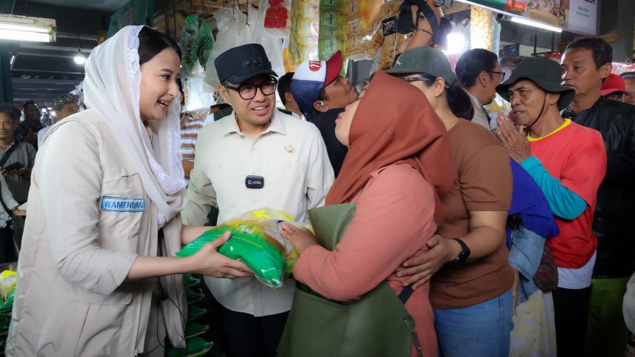 Pilar Dampingi Wamendag RI Turun ke Pasar Ciputat, Pastikan Stok Aman dan Harga Stabil