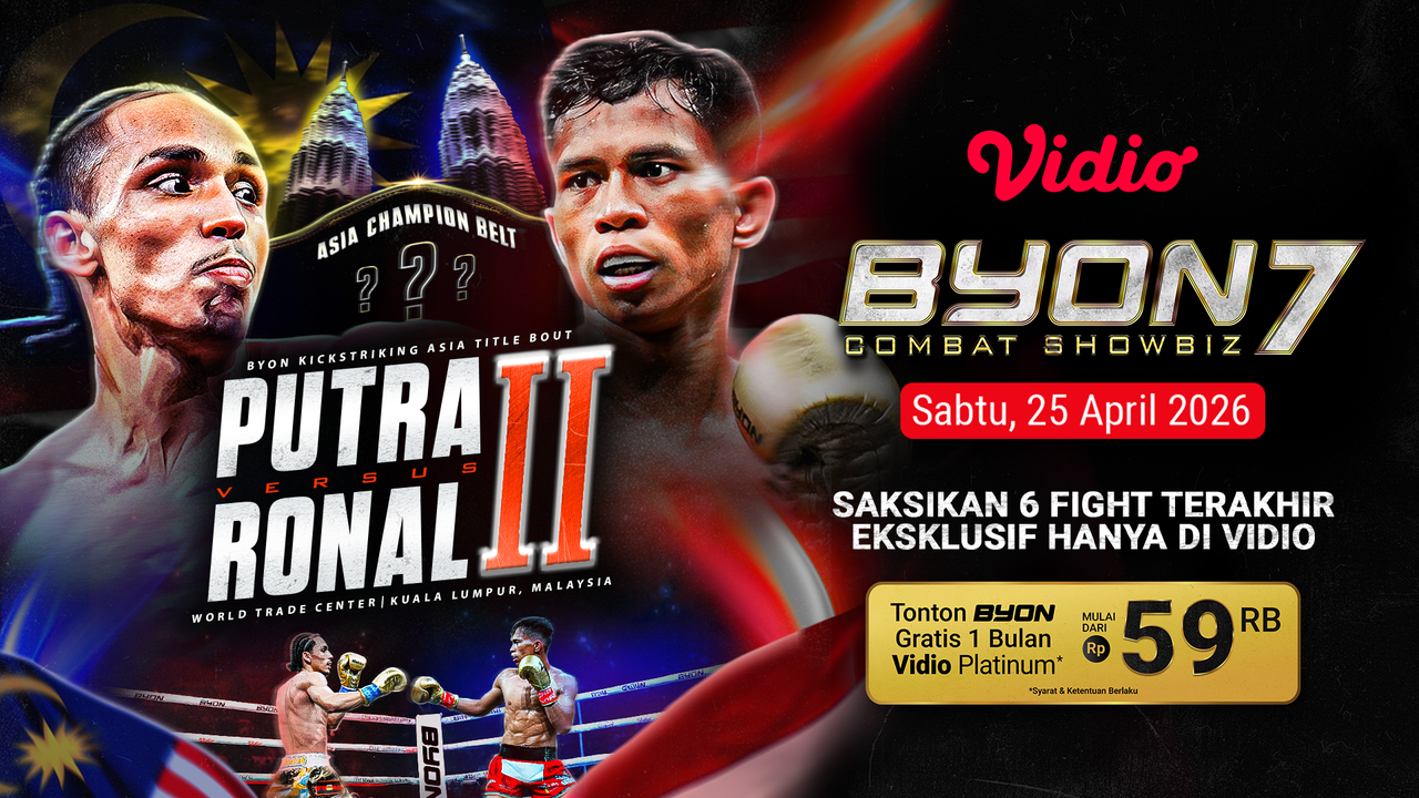 Berikut Profil Fighter Byon Combat Showbiz 7, Eksklusif di Vidio