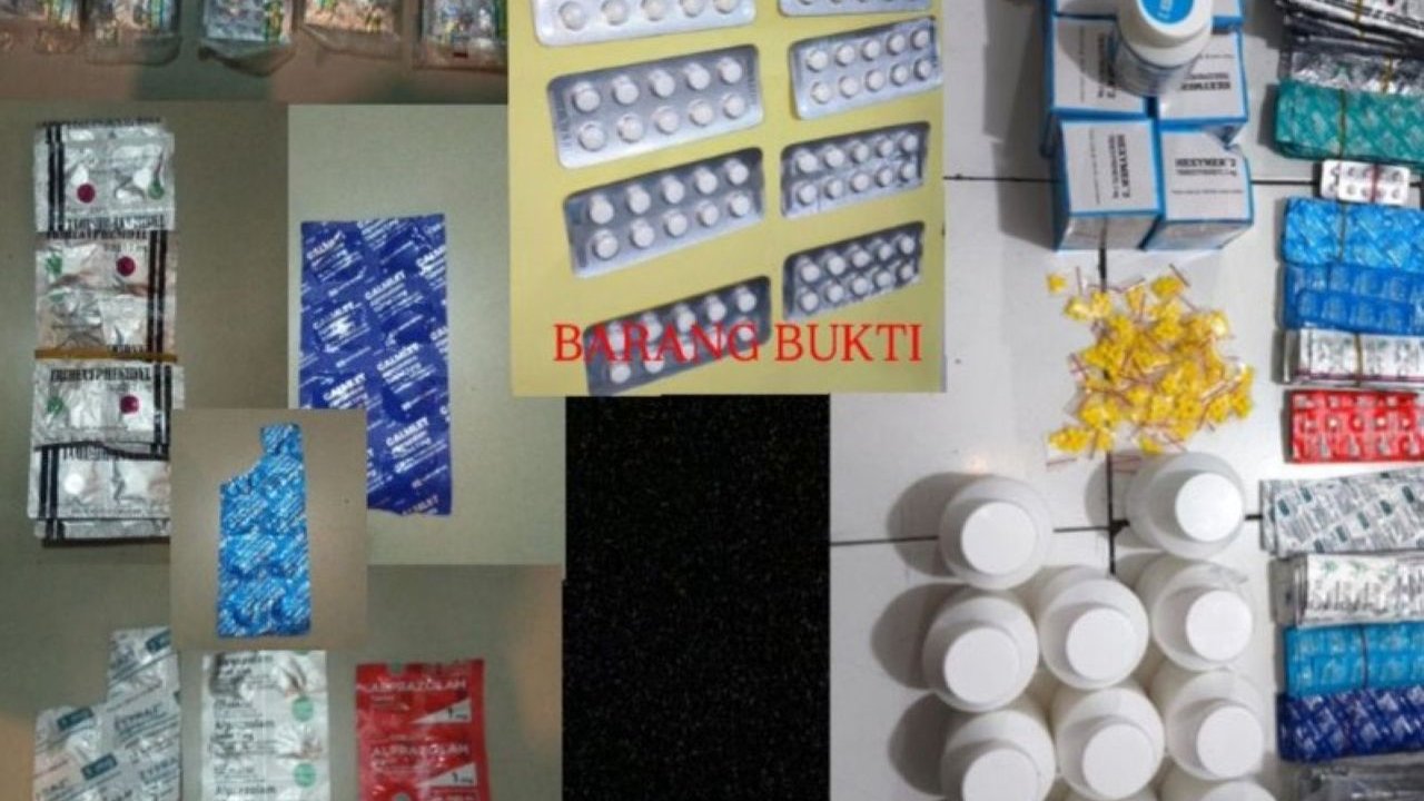 Polisi Bongkar Peredaran Obat Keras Ilegal, Lima Orang Dicokok di Sawah Besar