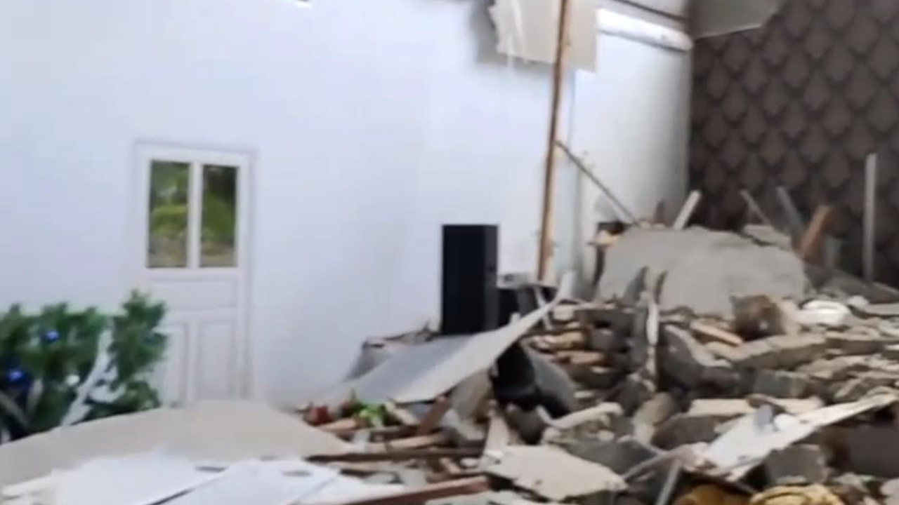 Getaran Gempa Bitung Rusak 1 Gereja dan 2 Rumah