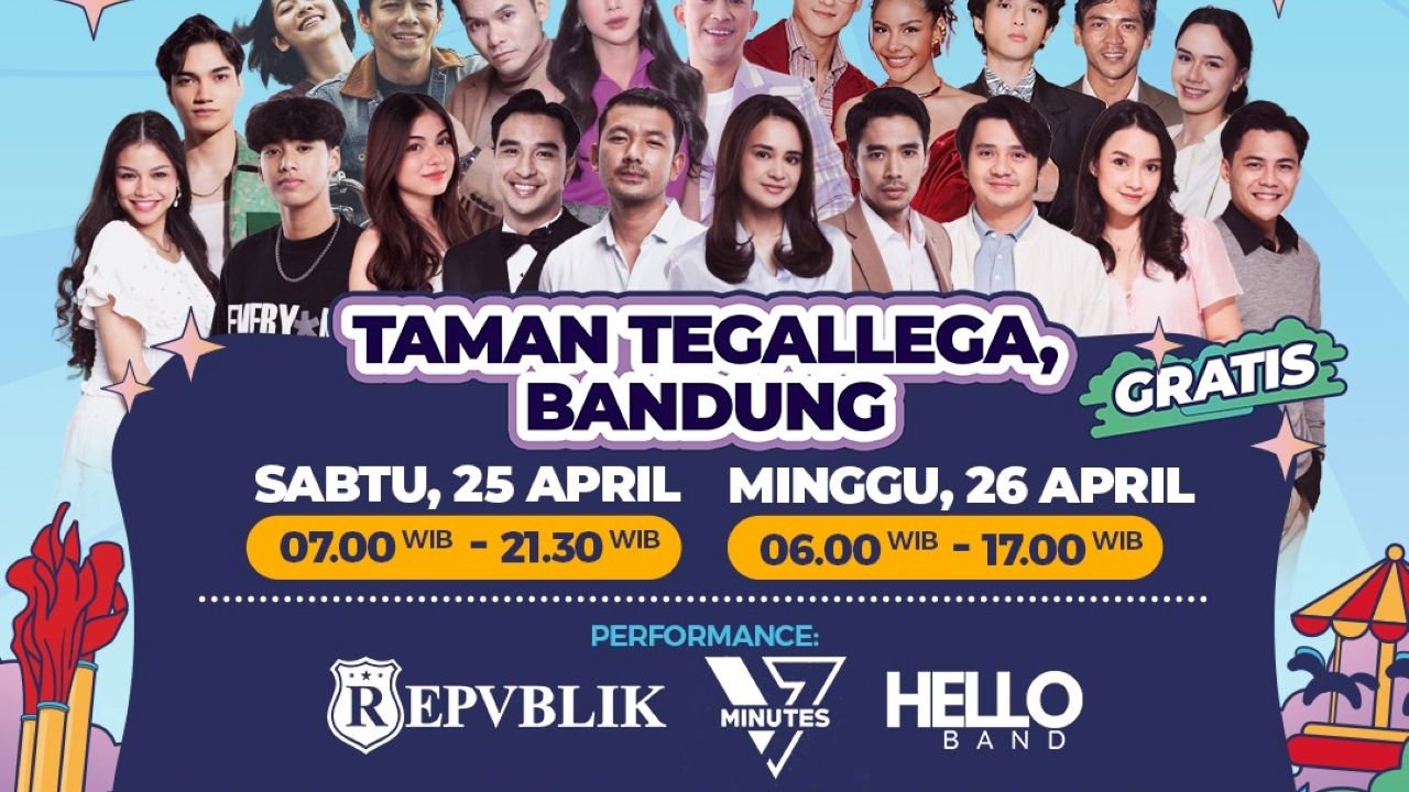 Karnaval SCTV 2026 Dibuka di Bandung, Hadirkan Konser Meriah dan Ragam Hiburan Gratis