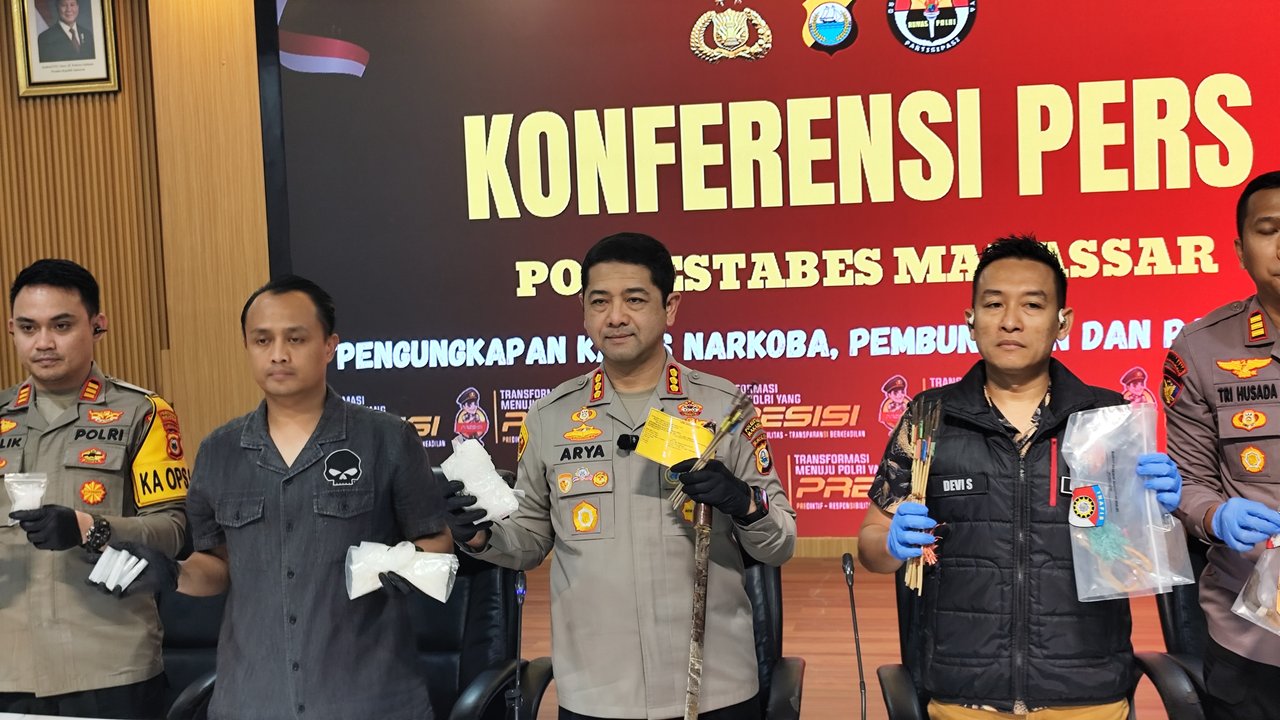 Bentrok Geng Motor Gegerkan Jalan Pettarani Makassar, 1 Orang Ditangkap dan 1 Luka